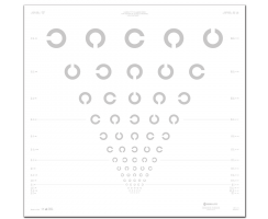 2.5% LANDOLT "C" CHART FOR 13 FEET (4 METERS)