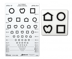 LEA SYMBOLS® 13-LINE TRANSLUCENT DISTANCE CHART