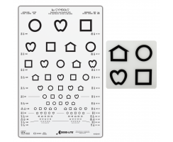 LEA SYMBOLS® TRANSLUCENT DISTANCE CHART FOR 3 METERS