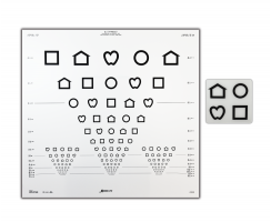 LEA SYMBOLS® 15-LINE TRANSLUCENT ETDRS-STYLE DISTANCE CHARTS