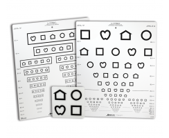 LEA SYMBOLS® 15 LINE PEDIATRIC EYE CHART