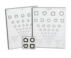 LEA SYMBOLS® & LANDOLT C LOW CONTRAST CHARTS SET