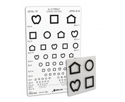 LEA SYMBOLS® 12-LINE TRANSLUCENT DISTANCE CHART