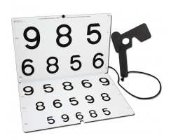 LEA NUMBERS® CHART FOR VISION REHABILITATION