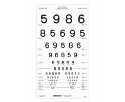 LEA NUMBERS® PROPORTIONAL SPACED DISTANCE CHART