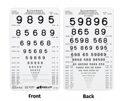 LEA NUMBERS® POCKET-SIZED NEAR CARDS