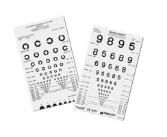 LEA NUMBERS® AND LANDOLT C NEAR VISION CARD