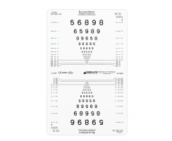 LEA NUMBERS® NEAR VISION CABINET CHART