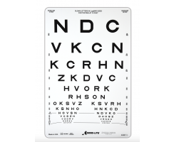PROPORTIONALLY SPACED LOGMAR SLOAN LETTER CHART