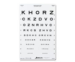 SLOAN LETTER LINEAR-SPACED DISTANCE CHART