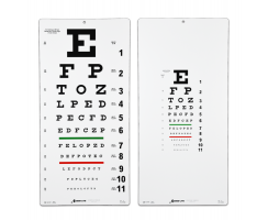 10 and 20 FT (3 and 6 M) Snellen Chart