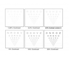 ETDRS LOW CONTRAST LETTER CHARTS