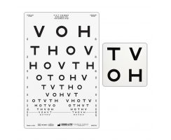 HOTV Pediatric Eye Chart for Illuminated Cabinet  REGULAR PRICE