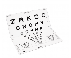 Sloan Letter Folding Eye Chart