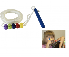 DELUXE CORDLOCK BROCK STRINGS, 6 FT WITH 5 BEADS