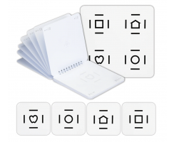 LEA SYMBOLS® CROWDING BAR BOOK IN 2.5% CONTRAST SET