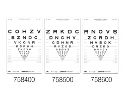 80 CM SLOAN LETTER INTERMEDIATE DISTANCE CHARTS