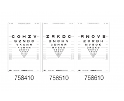 66 CM SLOAN LETTER INTERMEDIATE DISTANCE CHARTS