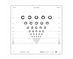 LANDOLT C ETDRS CLINICAL TRIAL CHART FOR ESV3000 AND ESC2000