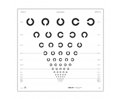 LANDOLT C ETDRS TRANSLUCENT DISTANCE CHART