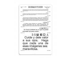 Spanish Near Point Card