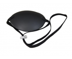 ADULT MEDICAL EYE SHIELD WITH WIDE ELASTIC STRAP AND CORD LOCK