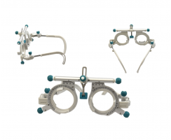 DELUXE ADJUSTABLE TRIAL FRAME - SILVER & TEAL