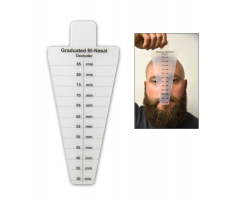 BINASAL FROSTED OCCLUDER AND RULER