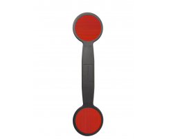 DOUBLE ENDED RED MADDOX WITH VERTICAL AND HORIZONTAL ENDS