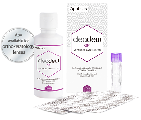 Cleadew GP lens care products